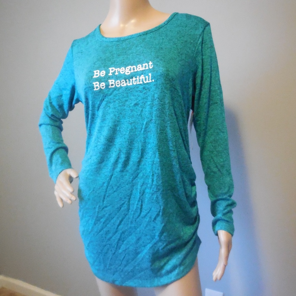New Maternity Be Pregnant Be Beautiful Tee